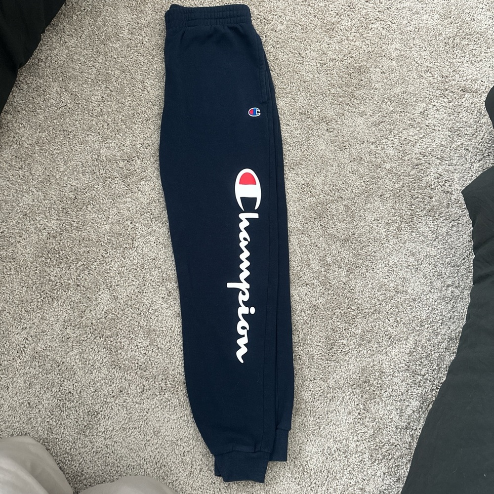 Champion Kids' Dark Blue Joggers with Logo